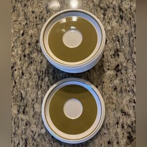 Vintage Mikasa Light N’ Lively Oven To Table Plates 6.5” Set Of 8